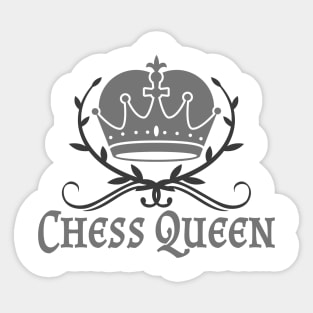 Chess Queen Crown Player Women Lady Sticker